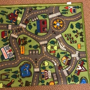 Children’s play road rug